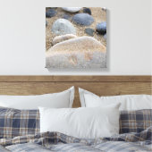 Plage Galets Toile Enveloppée Imprimer (Insitu(Chambre))