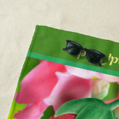 Plage Grand jardin d'agrément de coccinelle de serviette (En situation)