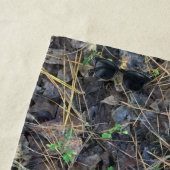 Plage Grand Serviette Camo, Camouflage de chasse (En situation)