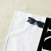 Plage GRAND yoga RÉSERVÉ de la serviette | de piscine de (En situation)