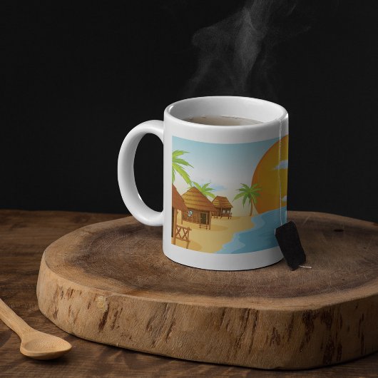 Plage Hébergement Mug