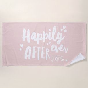 Plage Heureusement après mariage lune de miel serviette