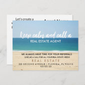 plage immobilière Faire-part (Devant / Derrière)