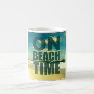 PLAGE INDIQUANT LA TASSE DE PHOTO