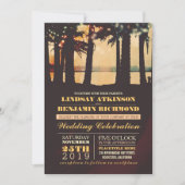 Plage - Invitation Mariage Destination (Devant)