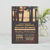 Plage - Invitation Mariage Destination (Debout devant)