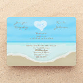 Plage Invitations Wedding showers Couples