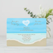 Plage Invitations Wedding showers Couples (Debout devant)