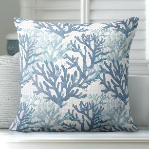 Plage Jeu d'oreillers   Coussin décoratif de corai