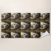 Plage Joyeux Koala Australien En Arbre, Serviette De Pla (Devant)