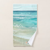 Plage Joyeux Lieu Starfish Ocean Waves Coastal (Serviette à main)