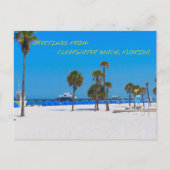 Plage la Floride de Clearwater de carte postale (Devant)