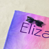 Plage Les Filles Souhaitent Sur Une Étoile Serviette De (En situation)