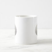 Plage Life Shell Typographie Café Mug (Centre)