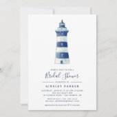 Plage Lighthouse | Invitation de douche nuptiale (Devant)
