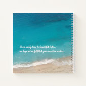 Plage Location de vacances Livre d'invité personna (Dos)