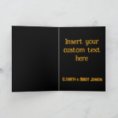 Plage Lounge Skeleton Carte de voeux Halloween (Intérieur)