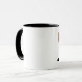 Plage Lover - Black 11 oz Ringer Mug (Devant gauche)
