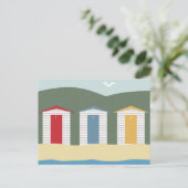 PLAGE MAISONS CARTES POSTALES ART (Debout devant)