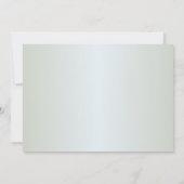 Plage Mariage Coquillages Invitation (Dos)