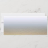 Plage Mariage Embarquement Vintage Invitations de (Dos)