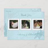 Plage Mariage Photos Merci cartes postales (Devant / Derrière)