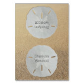 Plage Mariage Sable Dollar Tentées Cartes de Place (Par défaut)