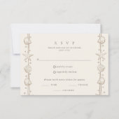 Plage Mariage Sand Seashell Menu (Devant)