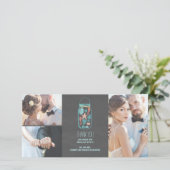 Plage Mason Jar Côte Mariage Merci (Debout devant)