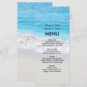 Plage menu mariage1 (Devant / Derrière)