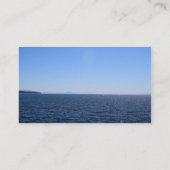 plage, mer et ciel carte de visite (Dos)