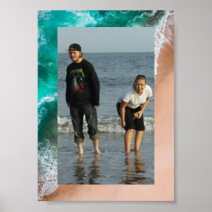 Plage mer mer été Poster