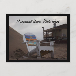 Plage Misquamicut, carte postale de Rhode Island..