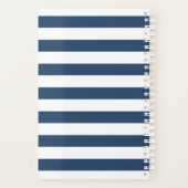 Plage moderne de pieuvre rouge blanc marine bleu r (Dos)