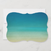 Plage moderne Faire-part de mariage tropicale palm (Dos)