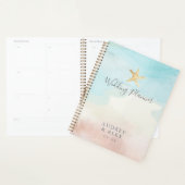 Plage moderne Wedding planner à thème (Devant avec enveloppe)