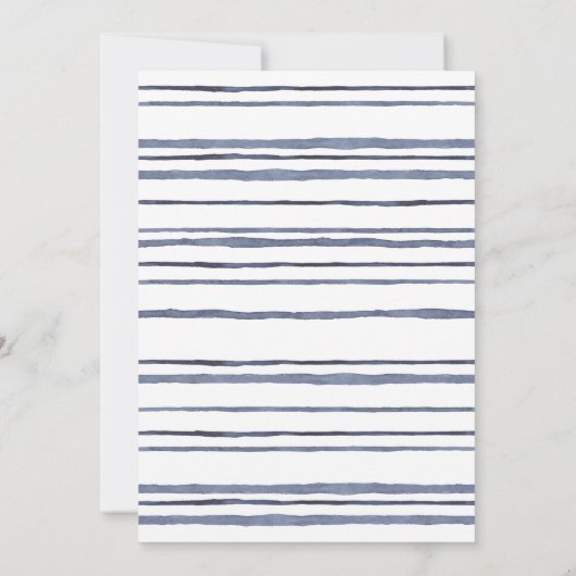 Plage Modifier la carte d'aquarelle Date (Dos)