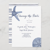 Plage Modifier la carte d'aquarelle Date (Devant / Derrière)