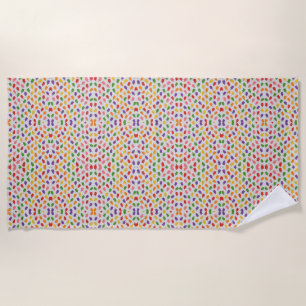 Plage Mosaic Pop de glace amusante serviette de pl