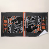 Plage Motivation de boxe Serviette de gym pour combattan (Devant)