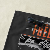 Plage Motivation de boxe Serviette de gym pour combattan (En situation)