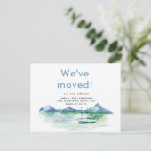 Plage Nous avons déménagé Carte postale (Debout devant)