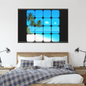Plage Nouveau Graphisme Avancé Impression de toile (Insitu(Chambre))