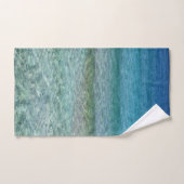 Plage Océan Calme Vagues Ensemble de serviettes (Serviette à main)