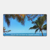 Plage Ocean View Palm Trees ou votre photo (Recto)