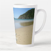 Plage Océanique personnalisée Latte Mug (Droite)
