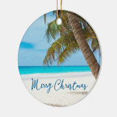 Plage Ornements de Noël Céramique Palmier (Gauche)