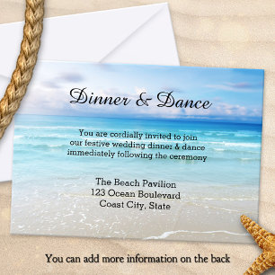 Plage ou Destination Mariage Insérer Invitation