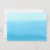 Plage Palm Tree Moving Faire-part (Dos)