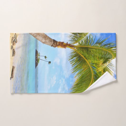 Plage Palm Tree serviette à main (Serviette à main)